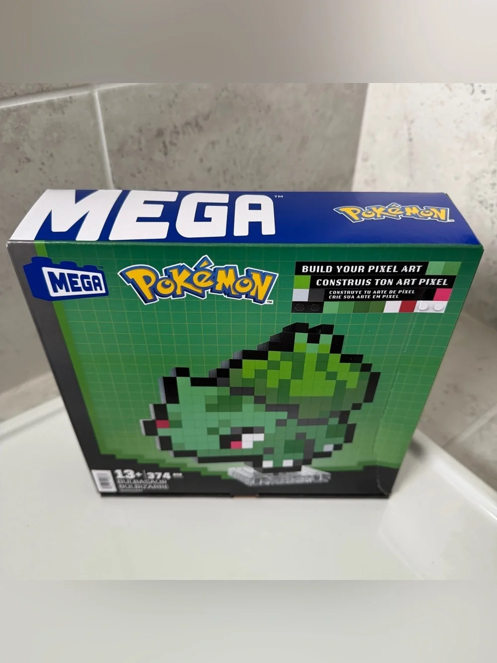 Mega Pokémon Pixel Bulbasaur Building Toy Kit - 374 pc